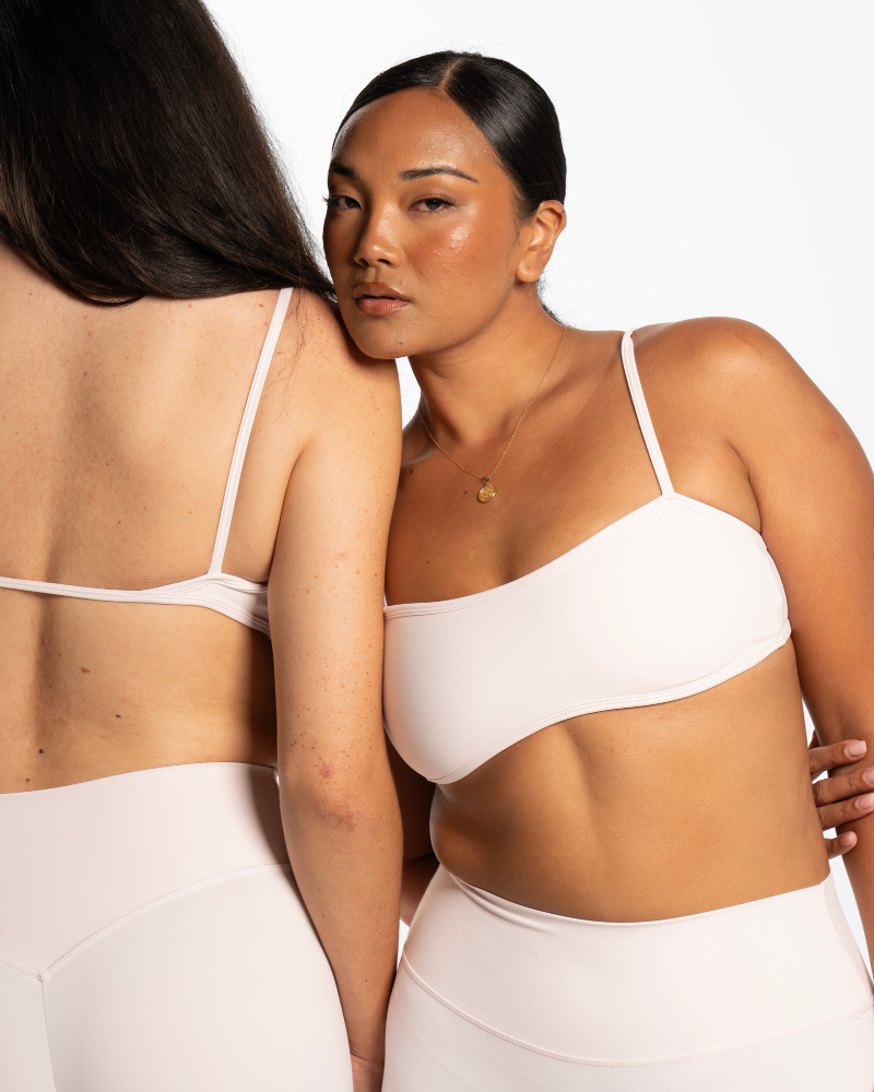 Backless Crop - Pale Pink