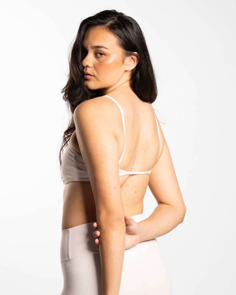 Backless Crop - Pale Pink