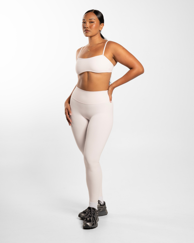 Not Your Basic Leggings - Pale Pink (Invisible Scrunch)