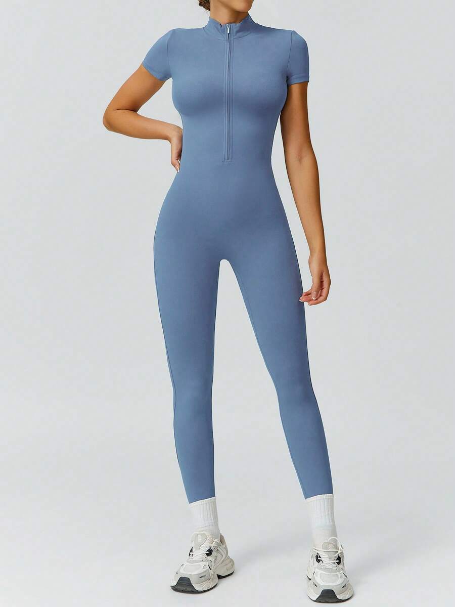 NcmRyu 1 Peça Macacão Casual Sexy Feminino com Cintura Elástica Sem Costura e Modelagem Levantadora