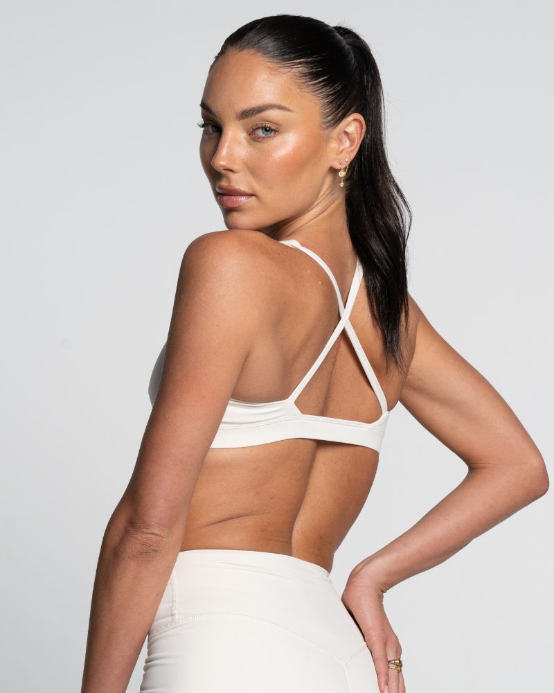 V-Neck Crop - Off-White