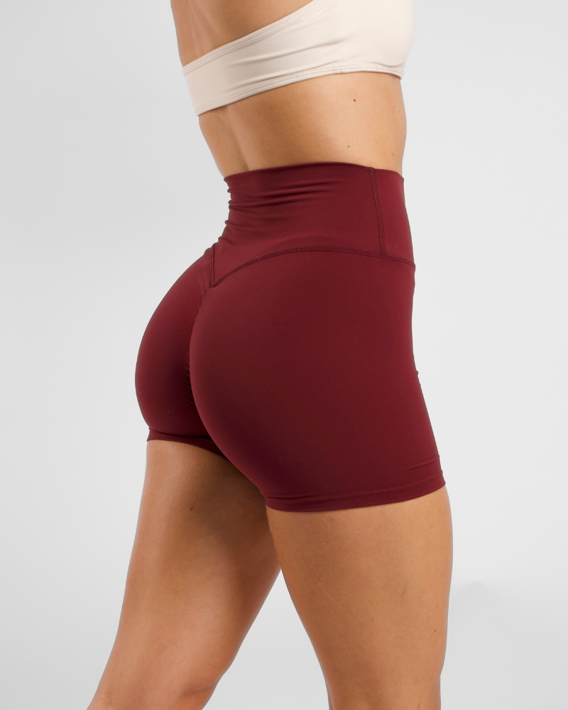 Not Your Basic Shorts - Bordeaux (Invisible Scrunch)