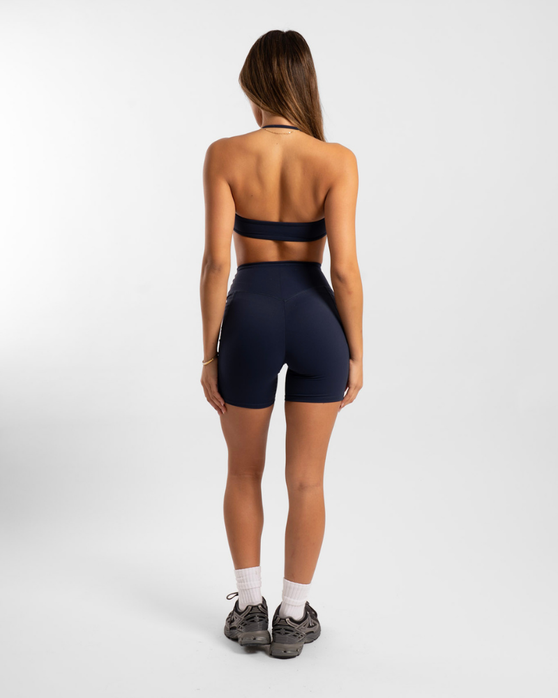 Not Your Basic Pocket Short - Navy (Invisible Scrunch)
