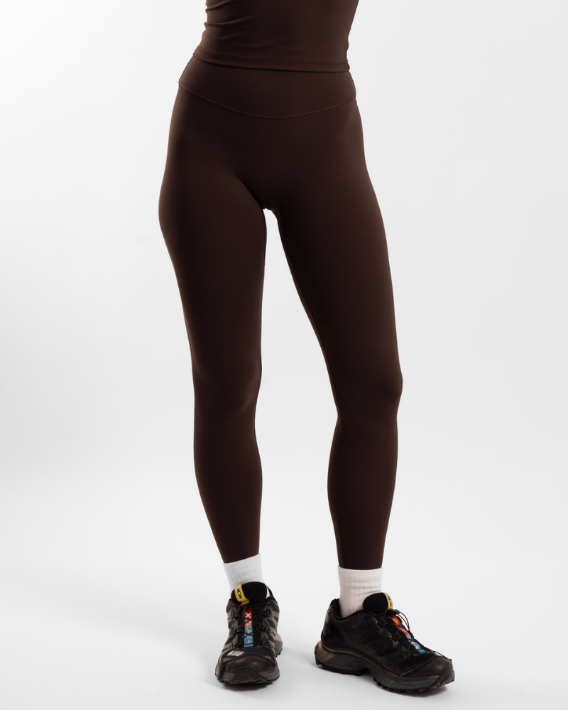 Performance Full Length Legging 2.0 - Chocolate