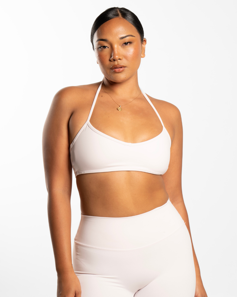 Halter Crop - Pale Pink