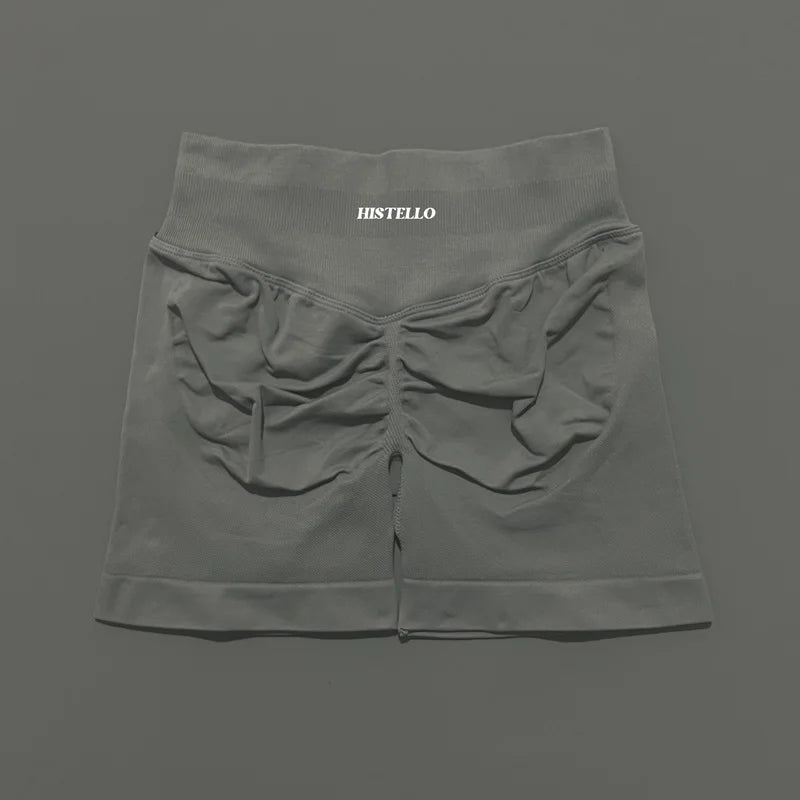HISTELLO Impact Shorts Df Vervanging Hoge Taille Dames Yoga Workout Shorts Naadloze legging Stretch Fitness Gym Hardloopshorts