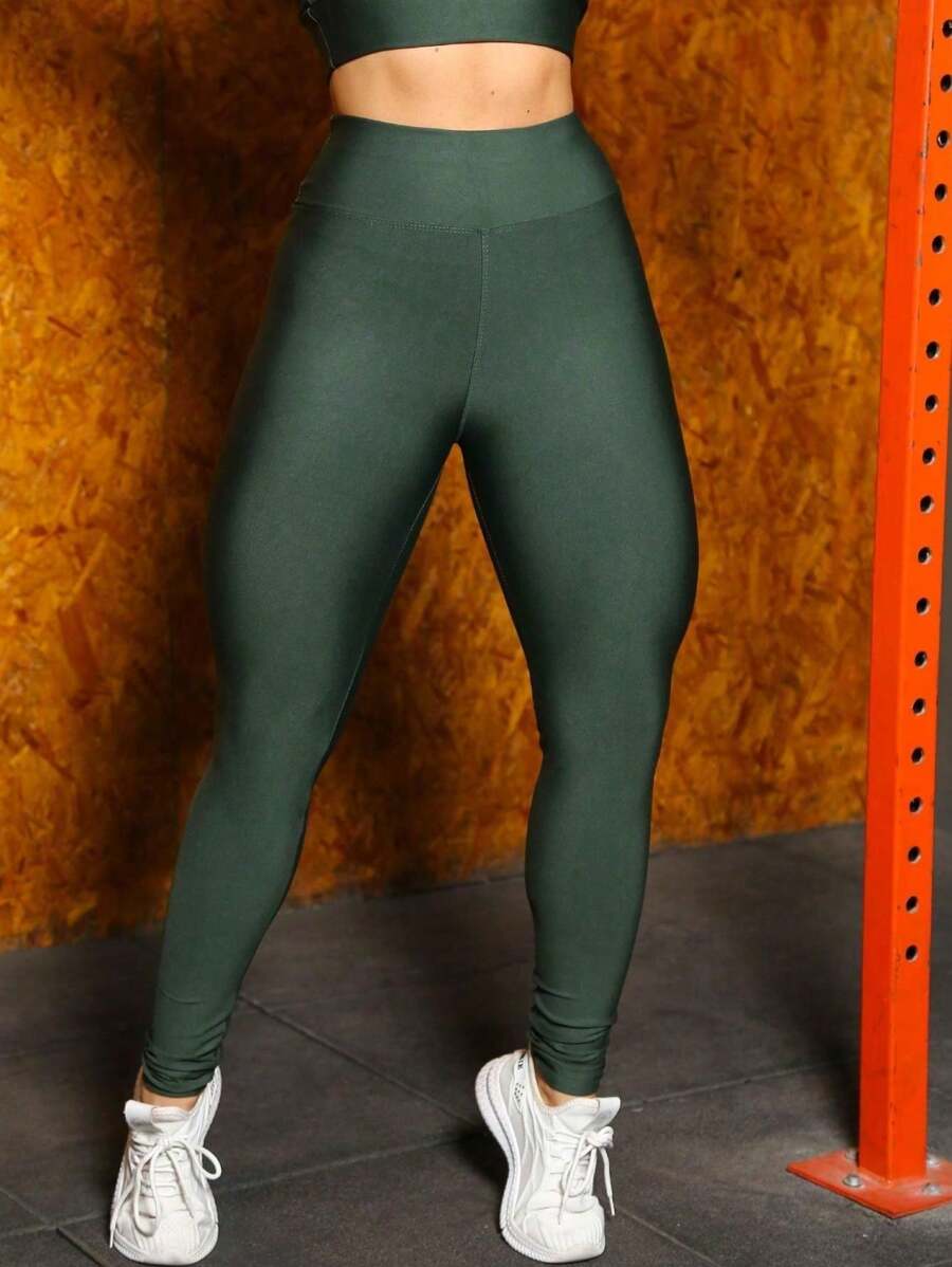 Calça Legging De Academia Cintura alta
