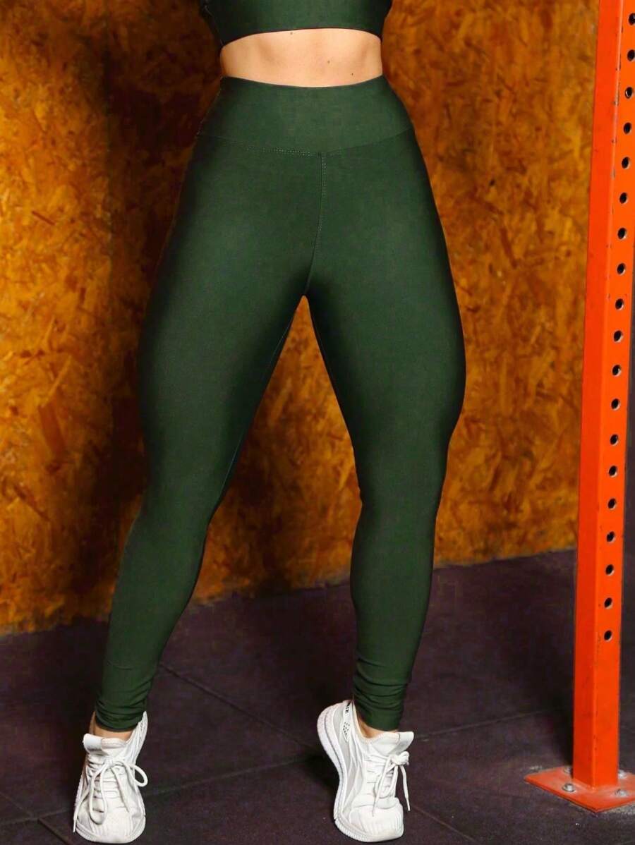 Calça Legging De Academia Cintura alta