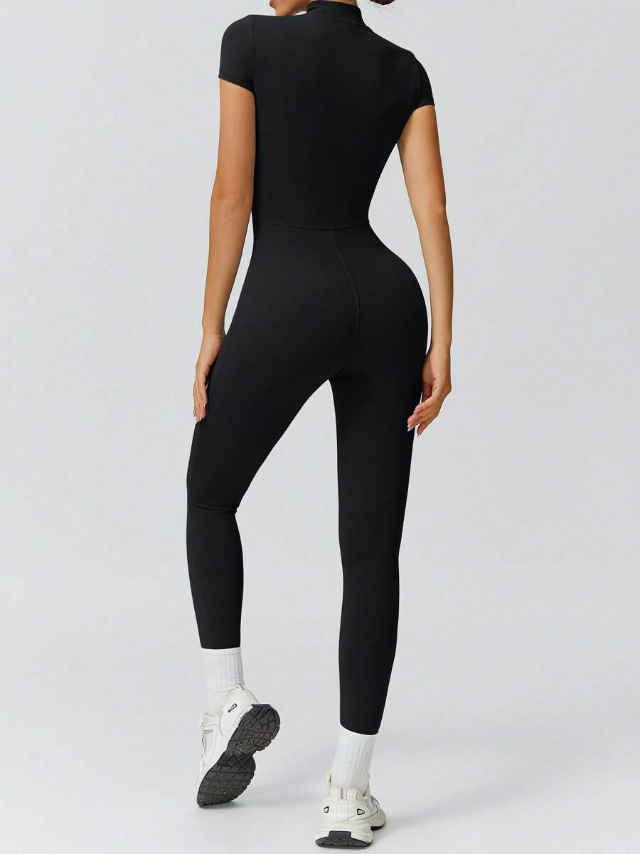 NcmRyu 1 Peça Macacão Casual Sexy Feminino com Cintura Elástica Sem Costura e Modelagem Levantadora
