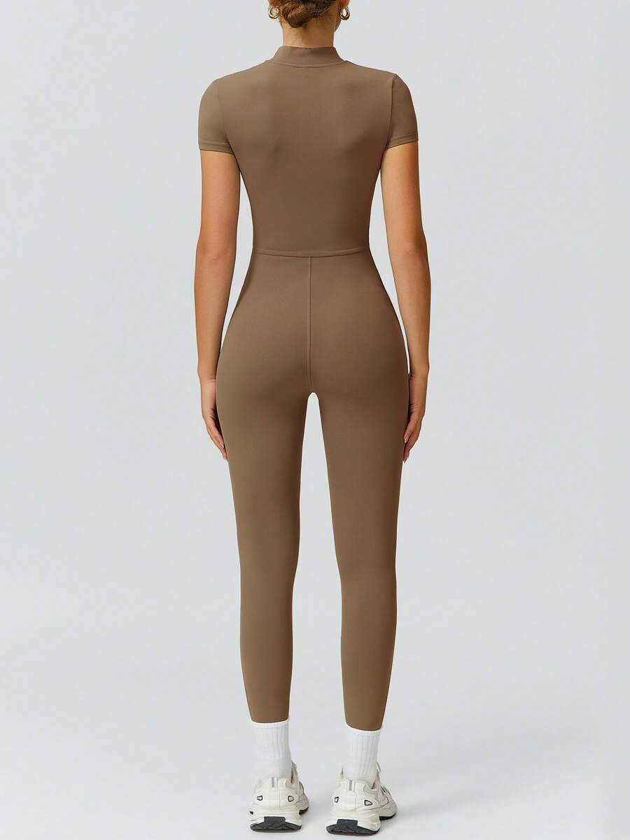 NcmRyu 1 Peça Macacão Casual Sexy Feminino com Cintura Elástica Sem Costura e Modelagem Levantadora