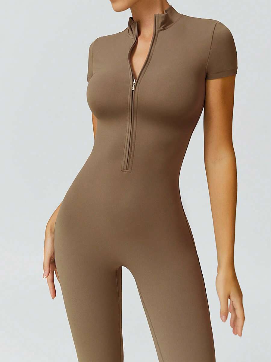 NcmRyu 1 Peça Macacão Casual Sexy Feminino com Cintura Elástica Sem Costura e Modelagem Levantadora