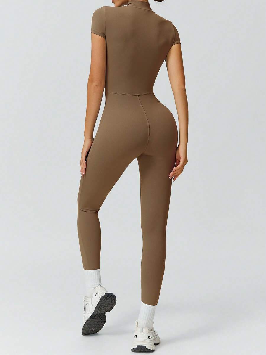 NcmRyu 1 Peça Macacão Casual Sexy Feminino com Cintura Elástica Sem Costura e Modelagem Levantadora