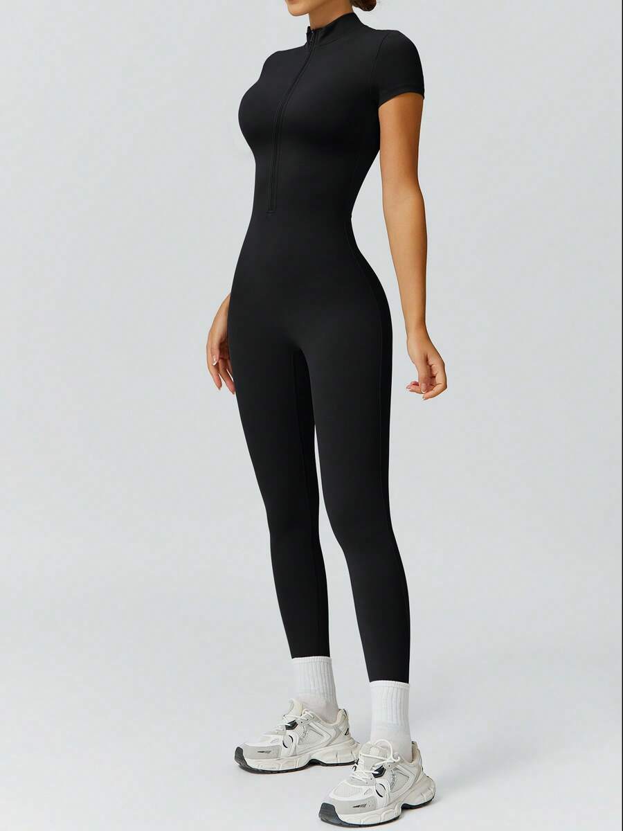 NcmRyu 1 Peça Macacão Casual Sexy Feminino com Cintura Elástica Sem Costura e Modelagem Levantadora