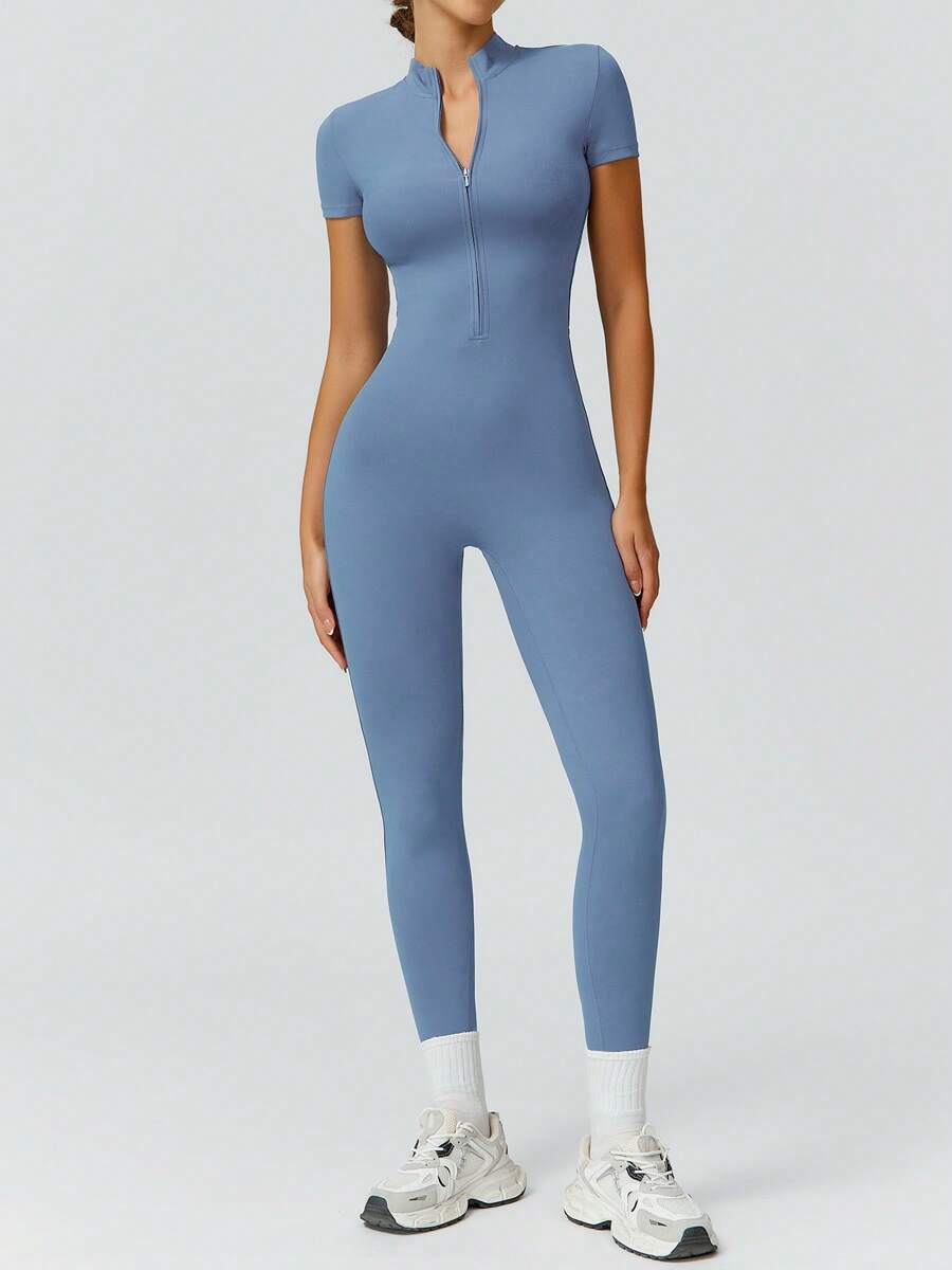 NcmRyu 1 Peça Macacão Casual Sexy Feminino com Cintura Elástica Sem Costura e Modelagem Levantadora