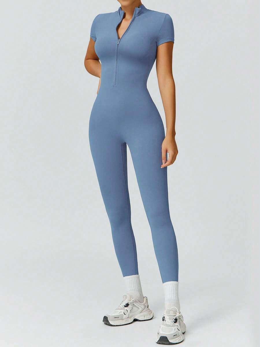 NcmRyu 1 Peça Macacão Casual Sexy Feminino com Cintura Elástica Sem Costura e Modelagem Levantadora