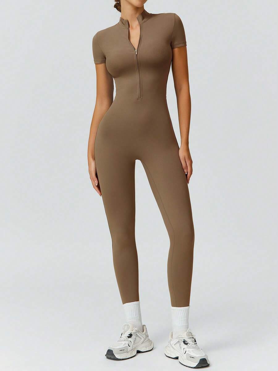 NcmRyu 1 Peça Macacão Casual Sexy Feminino com Cintura Elástica Sem Costura e Modelagem Levantadora