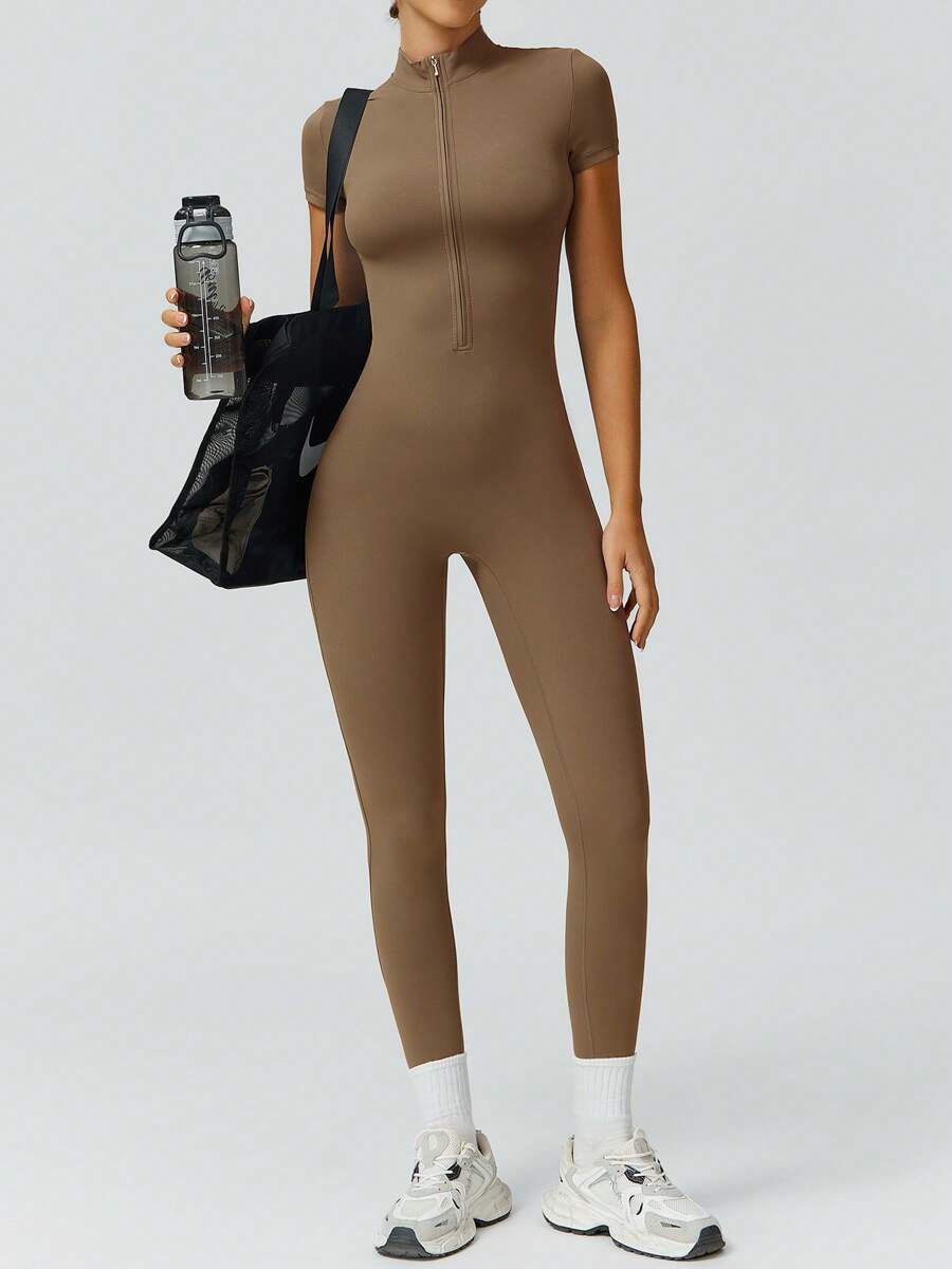 NcmRyu 1 Peça Macacão Casual Sexy Feminino com Cintura Elástica Sem Costura e Modelagem Levantadora