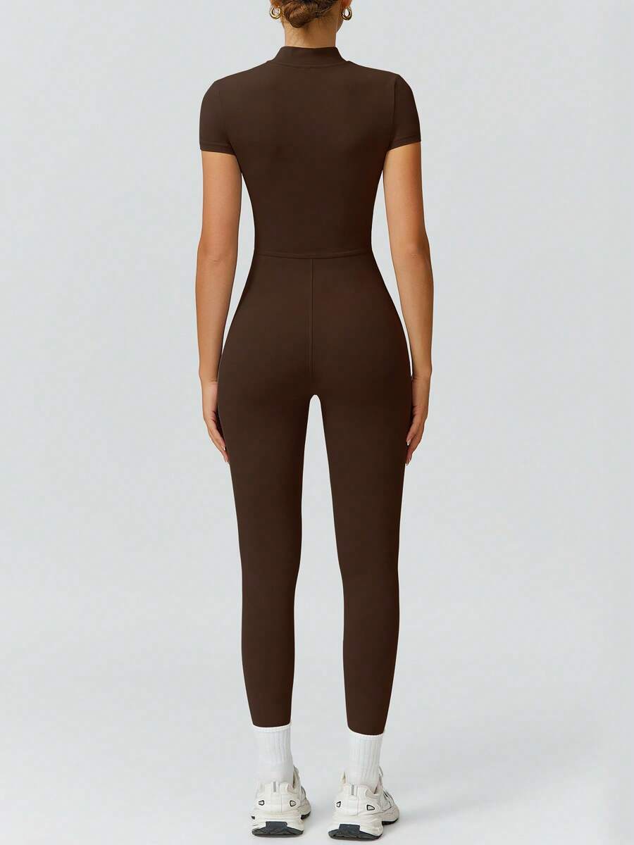 NcmRyu 1 Peça Macacão Casual Sexy Feminino com Cintura Elástica Sem Costura e Modelagem Levantadora