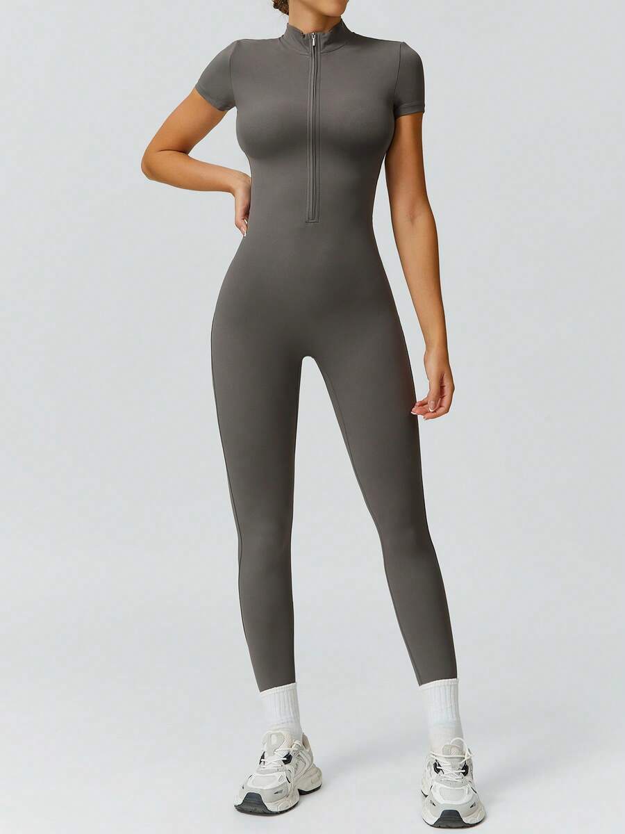 NcmRyu 1 Peça Macacão Casual Sexy Feminino com Cintura Elástica Sem Costura e Modelagem Levantadora