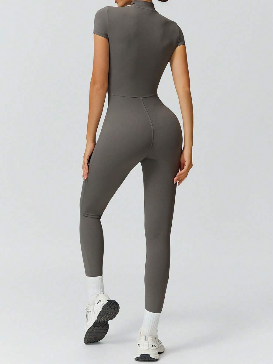 NcmRyu 1 Peça Macacão Casual Sexy Feminino com Cintura Elástica Sem Costura e Modelagem Levantadora