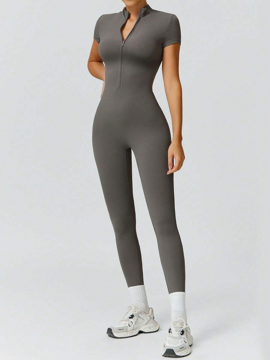 NcmRyu 1 Peça Macacão Casual Sexy Feminino com Cintura Elástica Sem Costura e Modelagem Levantadora