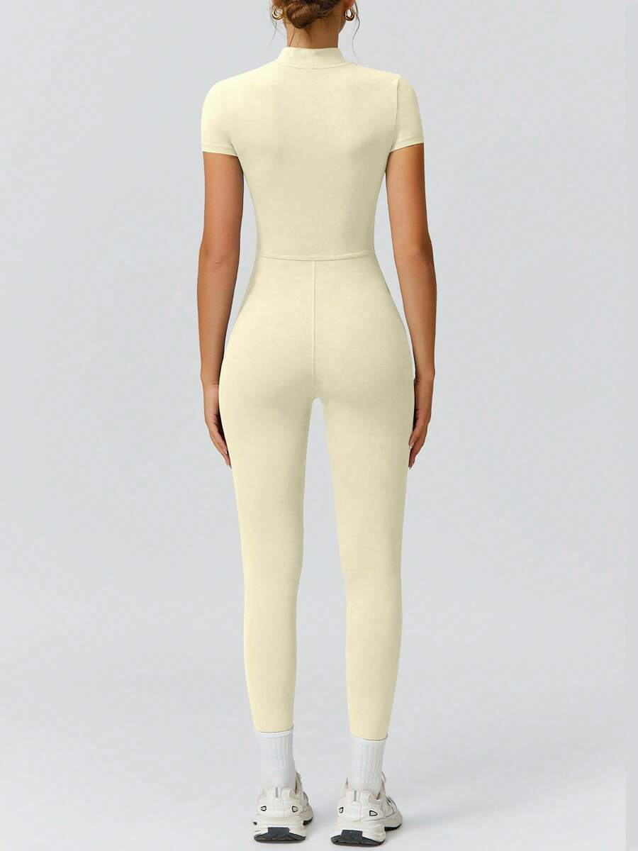 NcmRyu 1 Peça Macacão Casual Sexy Feminino com Cintura Elástica Sem Costura e Modelagem Levantadora