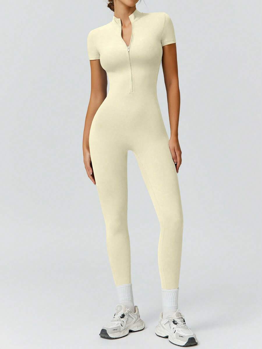 NcmRyu 1 Peça Macacão Casual Sexy Feminino com Cintura Elástica Sem Costura e Modelagem Levantadora