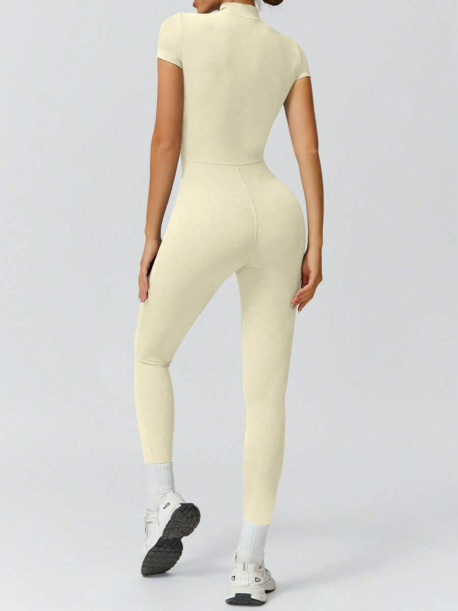 NcmRyu 1 Peça Macacão Casual Sexy Feminino com Cintura Elástica Sem Costura e Modelagem Levantadora