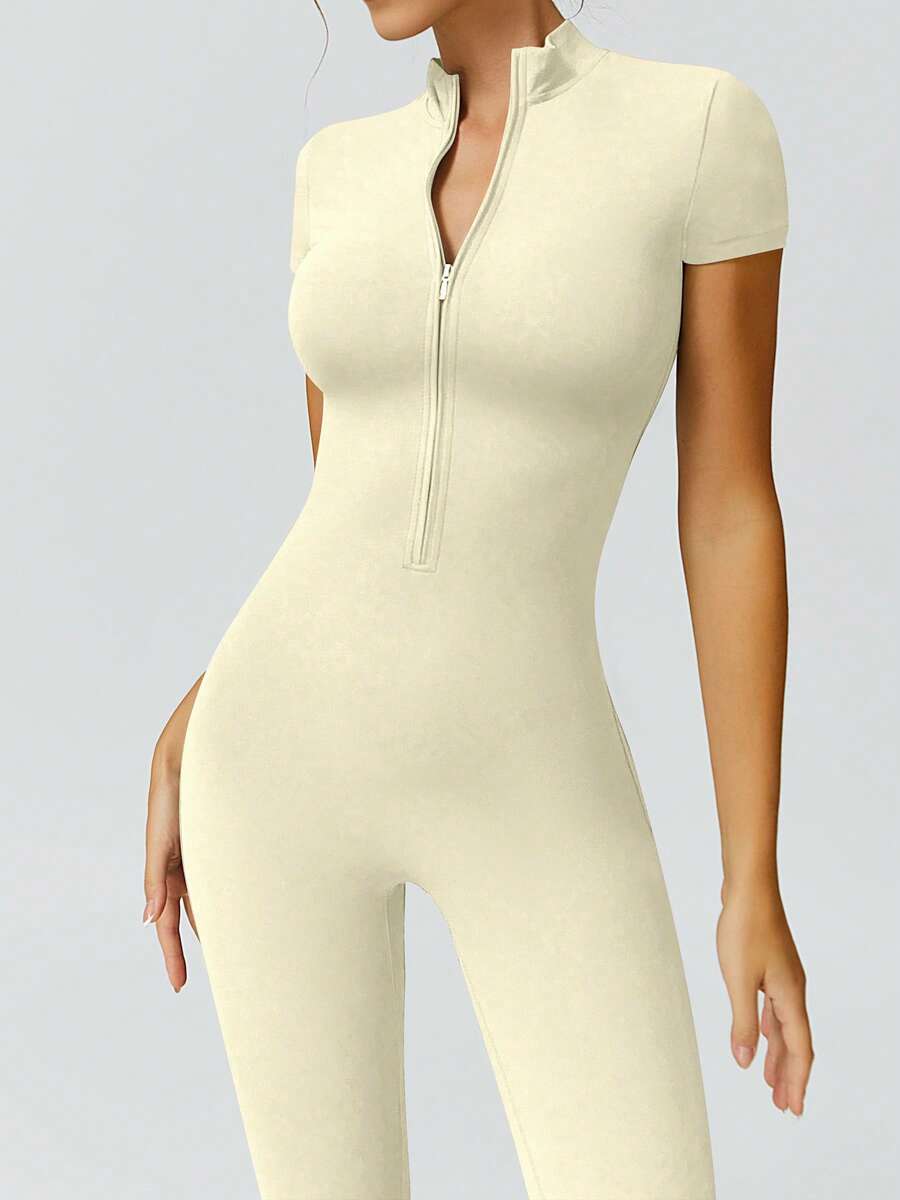 NcmRyu 1 Peça Macacão Casual Sexy Feminino com Cintura Elástica Sem Costura e Modelagem Levantadora