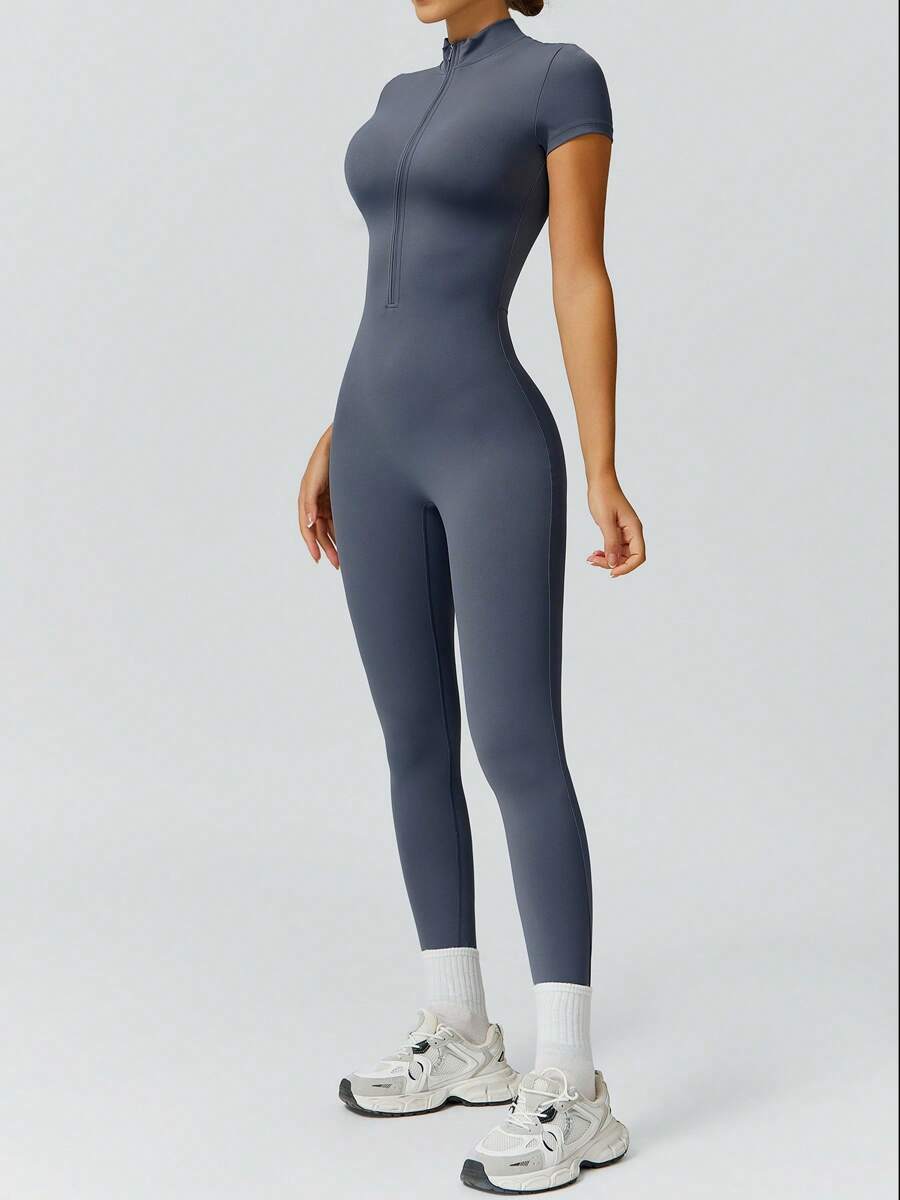 NcmRyu 1 Peça Macacão Casual Sexy Feminino com Cintura Elástica Sem Costura e Modelagem Levantadora