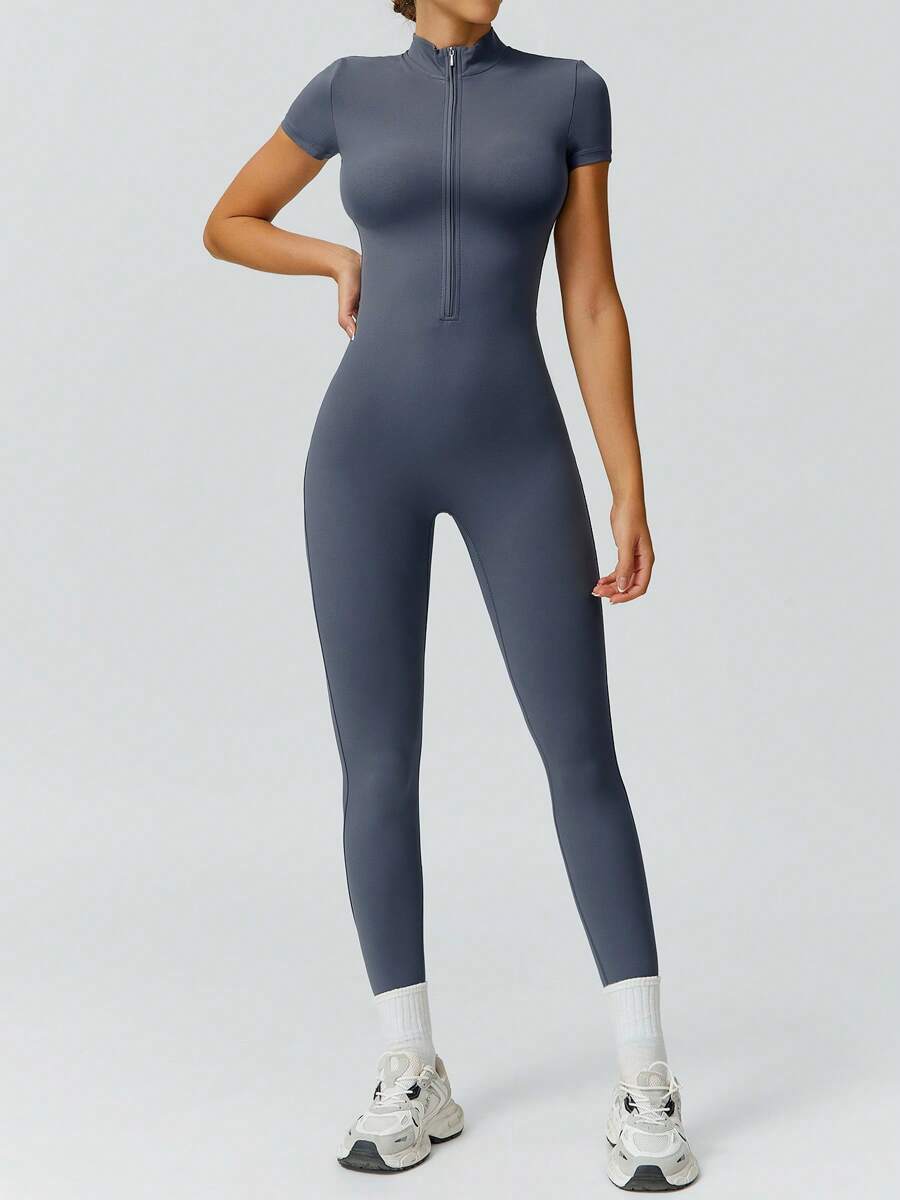 NcmRyu 1 Peça Macacão Casual Sexy Feminino com Cintura Elástica Sem Costura e Modelagem Levantadora