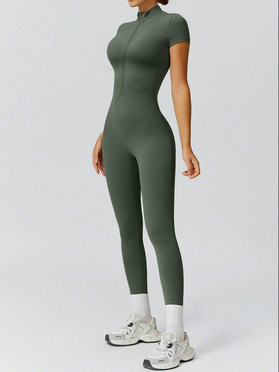 NcmRyu 1 Peça Macacão Casual Sexy Feminino com Cintura Elástica Sem Costura e Modelagem Levantadora