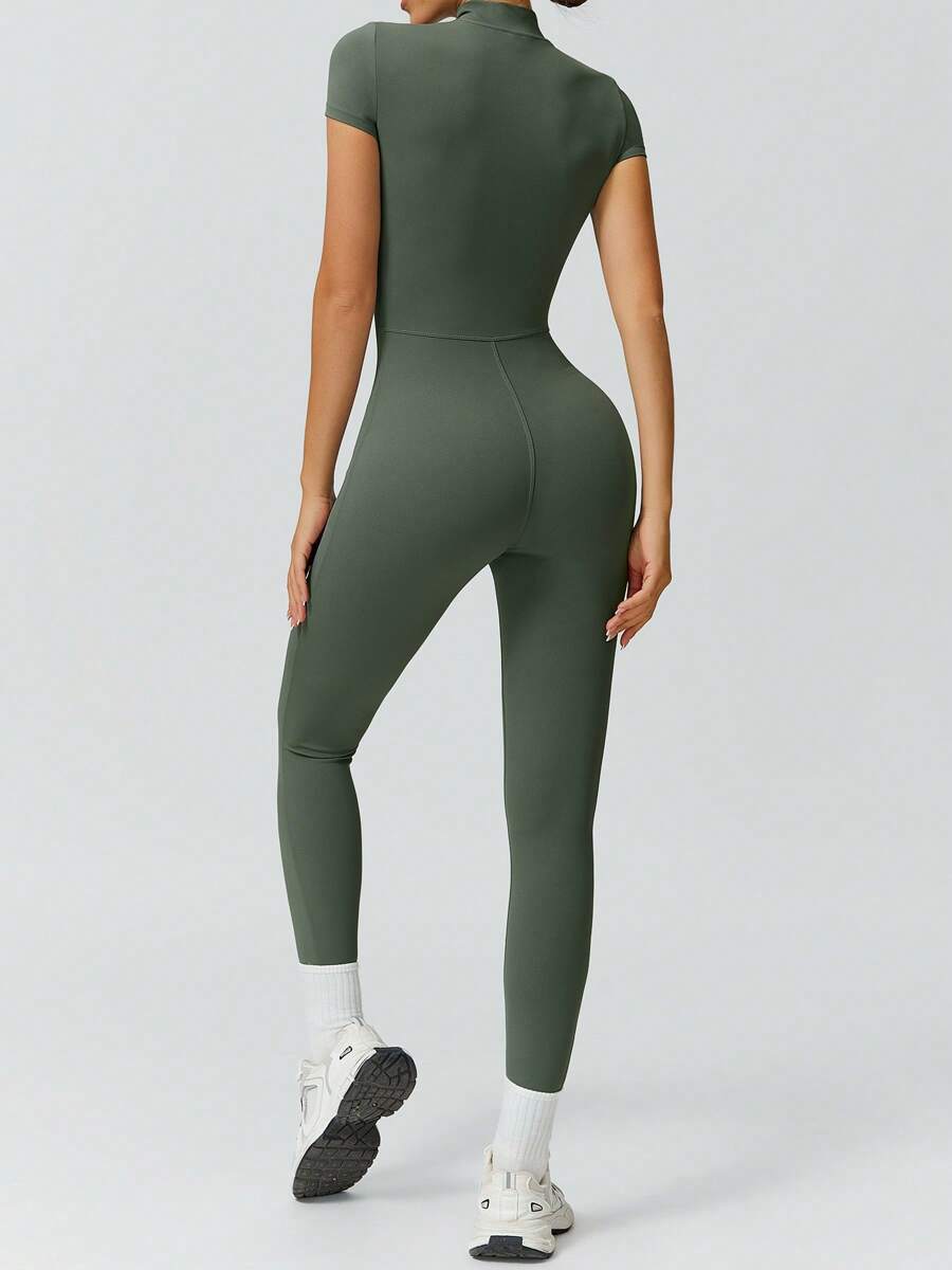 NcmRyu 1 Peça Macacão Casual Sexy Feminino com Cintura Elástica Sem Costura e Modelagem Levantadora