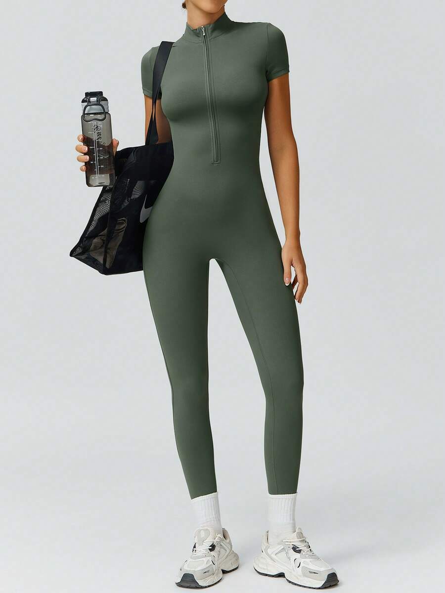 NcmRyu 1 Peça Macacão Casual Sexy Feminino com Cintura Elástica Sem Costura e Modelagem Levantadora