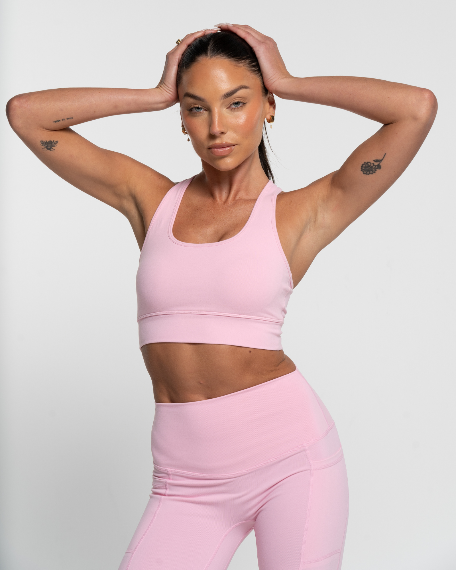 Racer Crop - Baby Pink