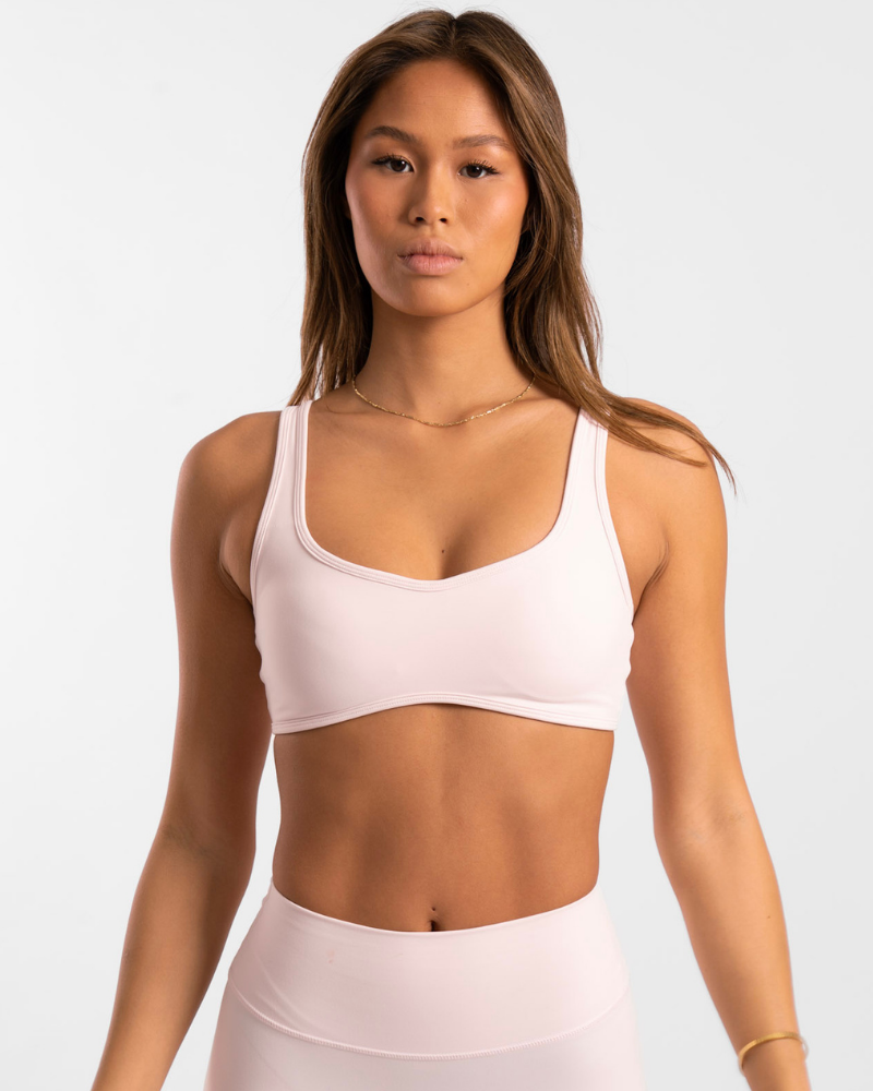 Contour Crop - Pale Pink