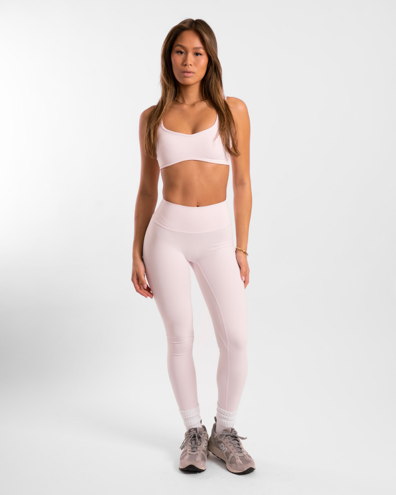 Contour Crop - Pale Pink