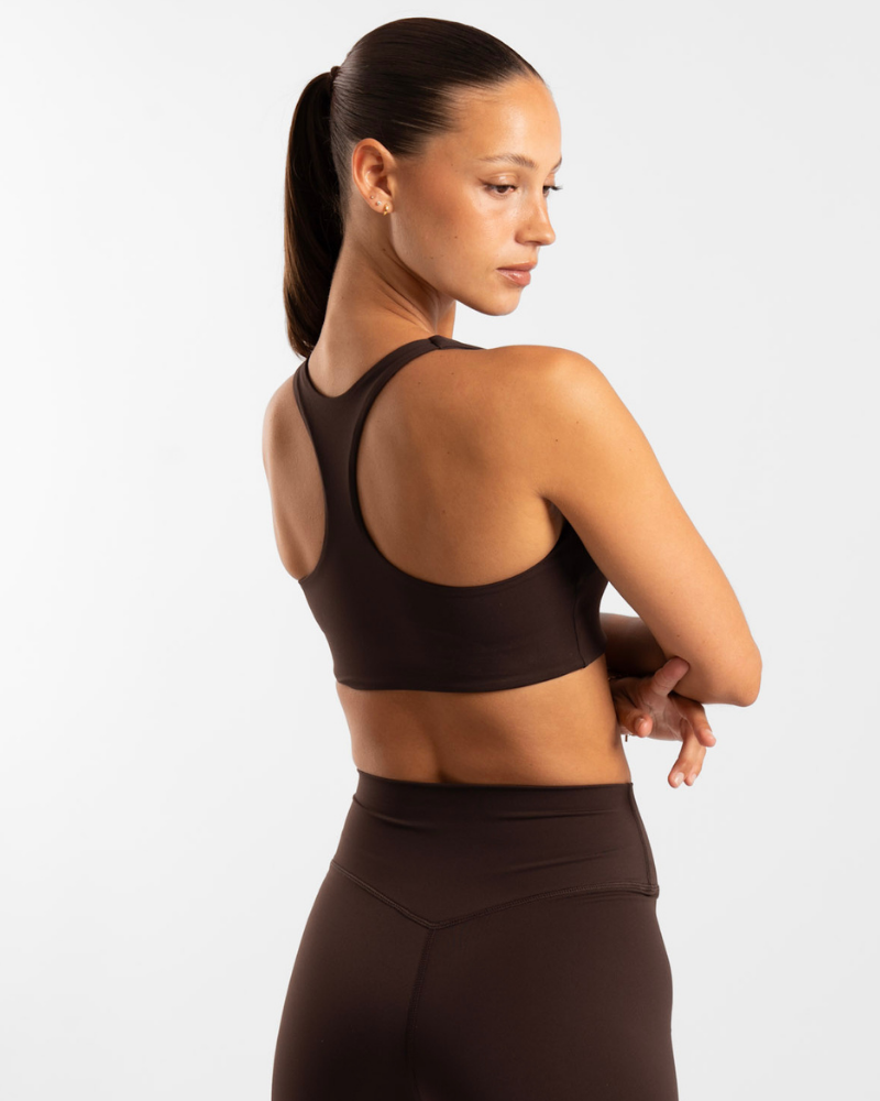 Performance Crop - Chocolate