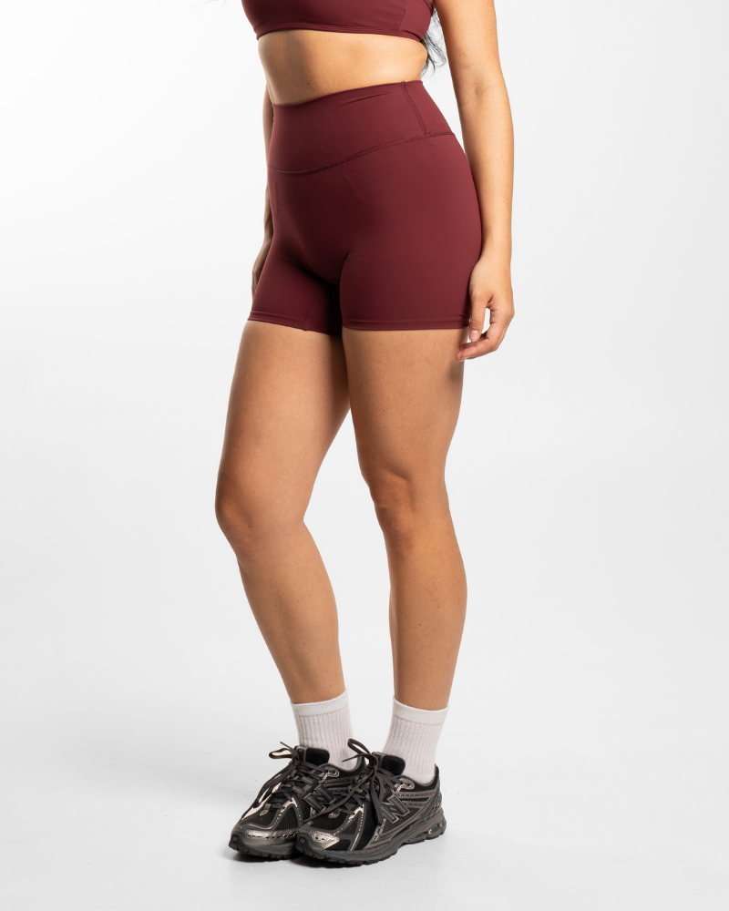 Not Your Basic Shorts -  Bordeaux (Invisible Scrunch)