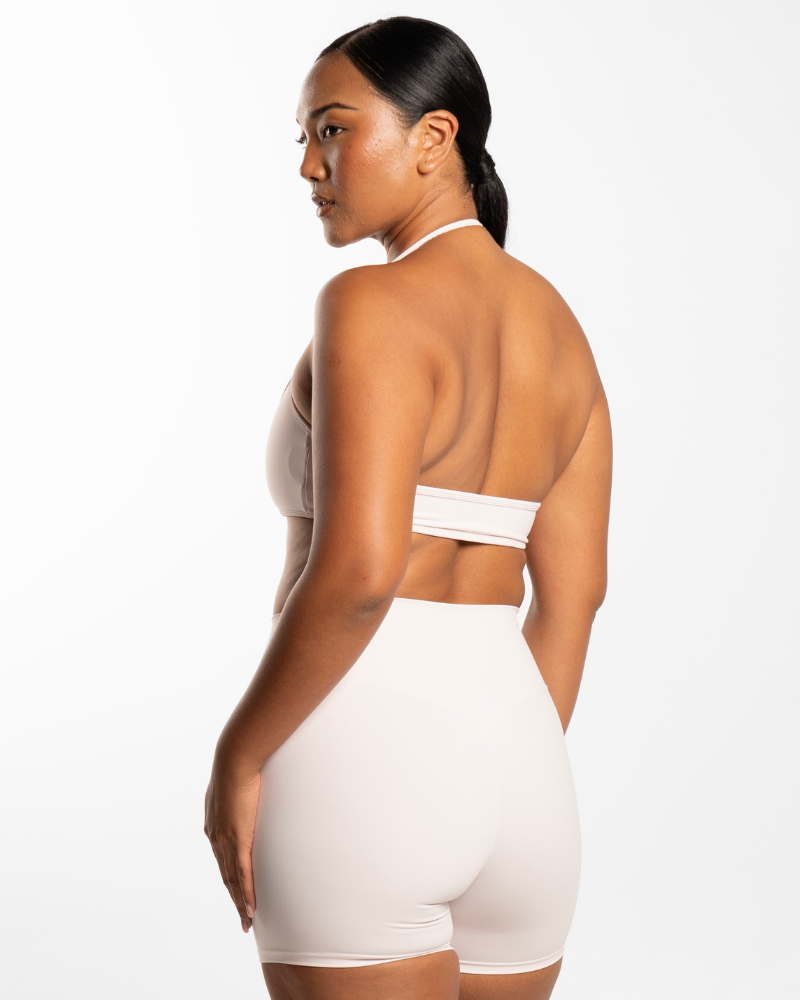 Halter Crop - Pale Pink