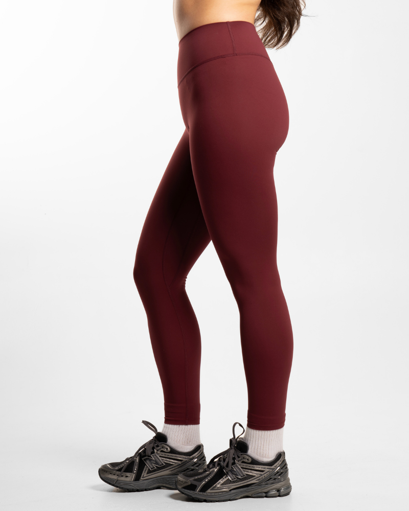 Not Your Basic Leggings - Bordeaux (Invisible Scrunch)