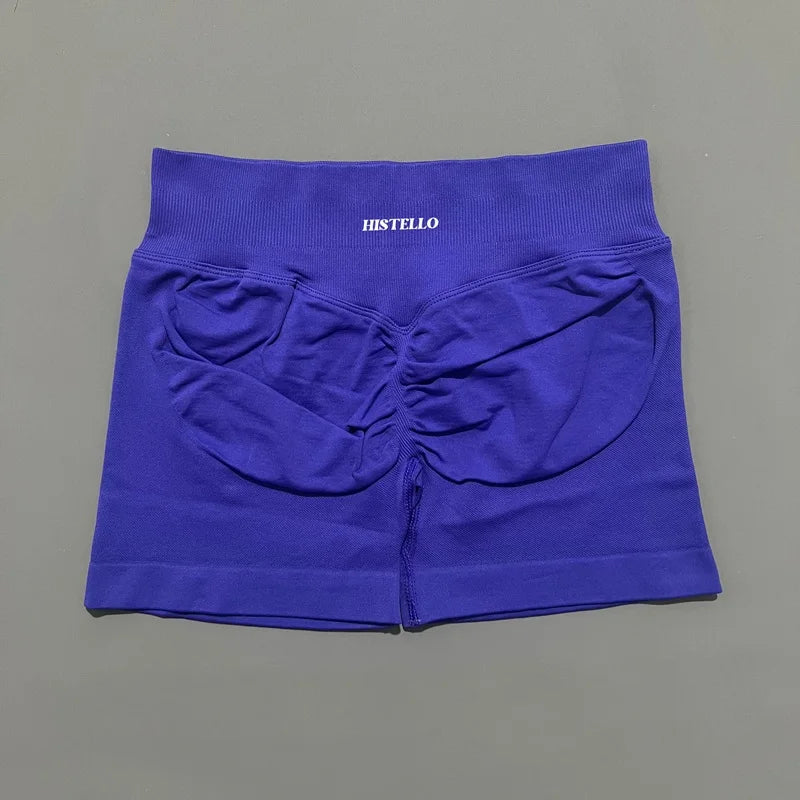 HISTELLO Impact Shorts Df Vervanging Hoge Taille Dames Yoga Workout Shorts Naadloze legging Stretch Fitness Gym Hardloopshorts