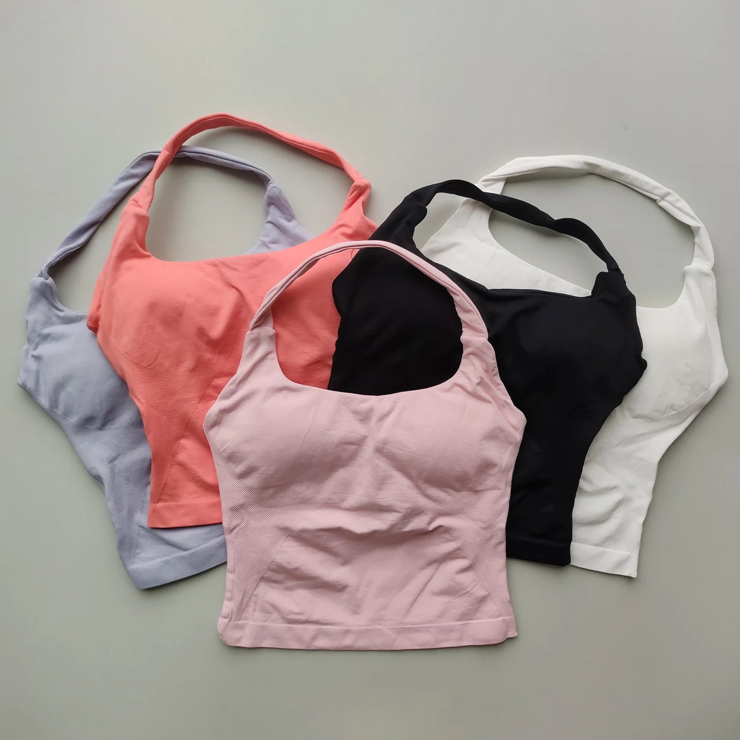 Impact haut à licou soutien-gorge de sport push-up dos nu conception Yoga débardeur Fitness entraînement vêtements de sport vêtements de sport soutiens-gorge de sport