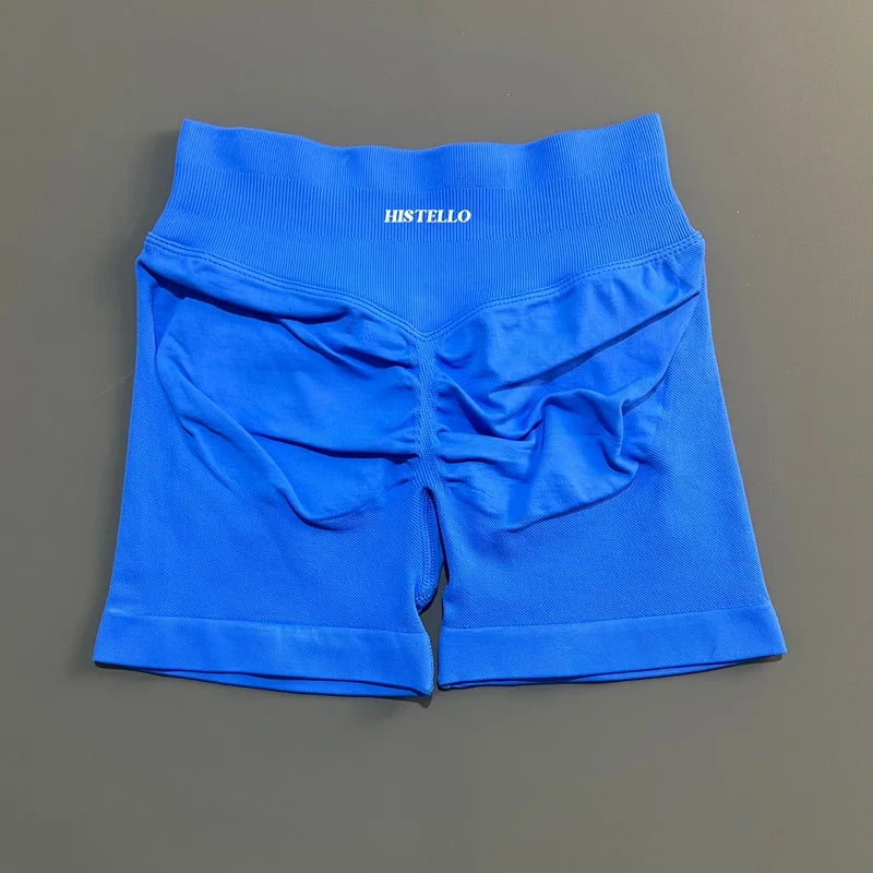 HISTELLO Impact Shorts Df Vervanging Hoge Taille Dames Yoga Workout Shorts Naadloze legging Stretch Fitness Gym Hardloopshorts