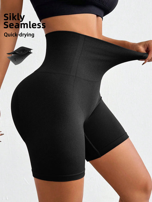 Dames bikershorts 6 inch hoog getailleerde training hardloopvolleybal yogashorts