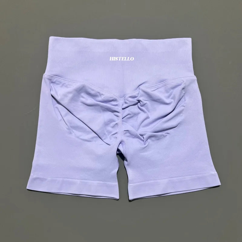 HISTELLO Impact Shorts Df Vervanging Hoge Taille Dames Yoga Workout Shorts Naadloze legging Stretch Fitness Gym Hardloopshorts